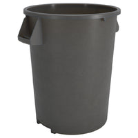 Carlisle 84104423 24-1/3 Inch Diameter Gray Round Trash Container Polyethylene