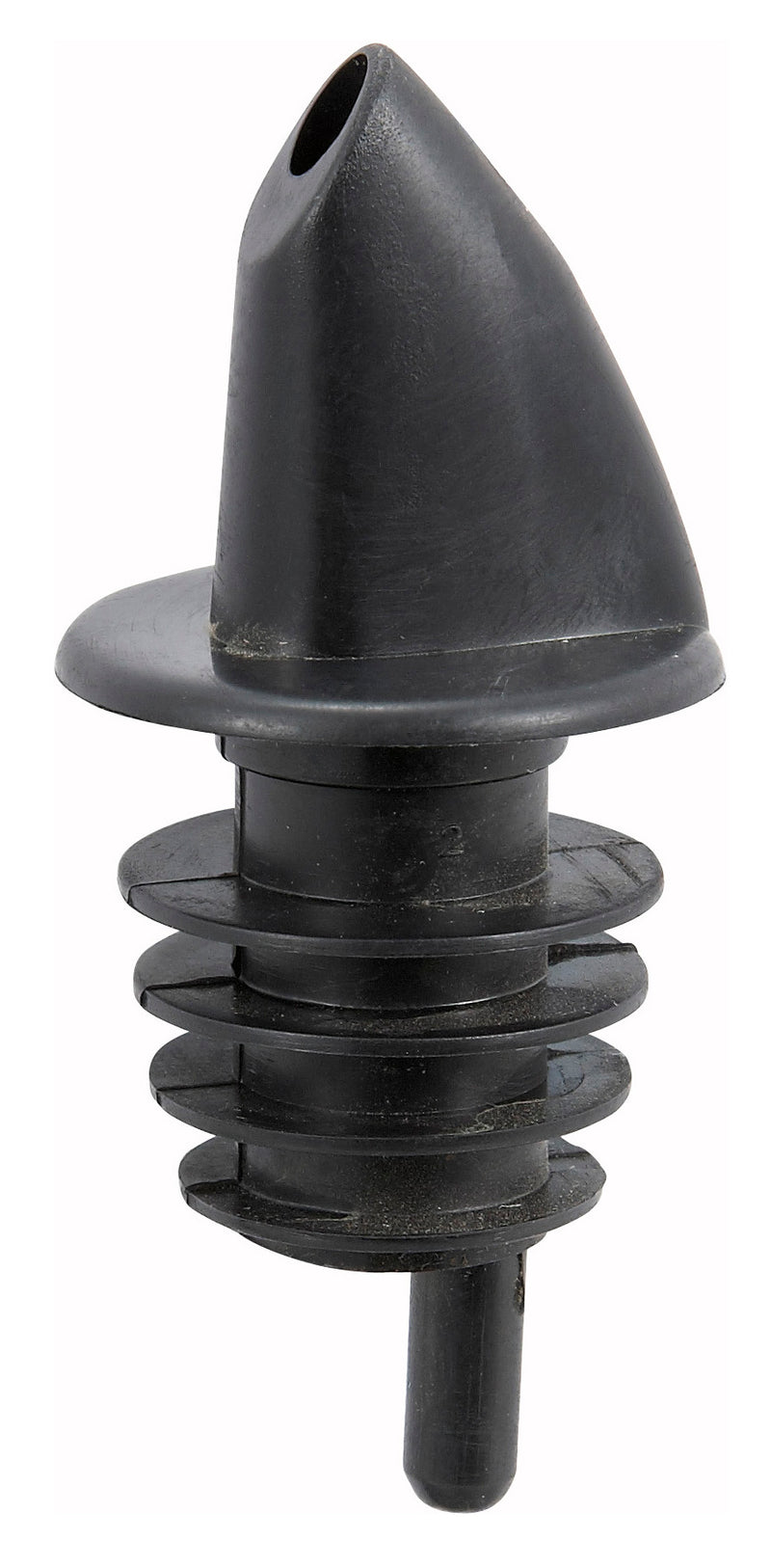Winco PPR-2K Liquor Pourer Plastic Black Free Flow Design