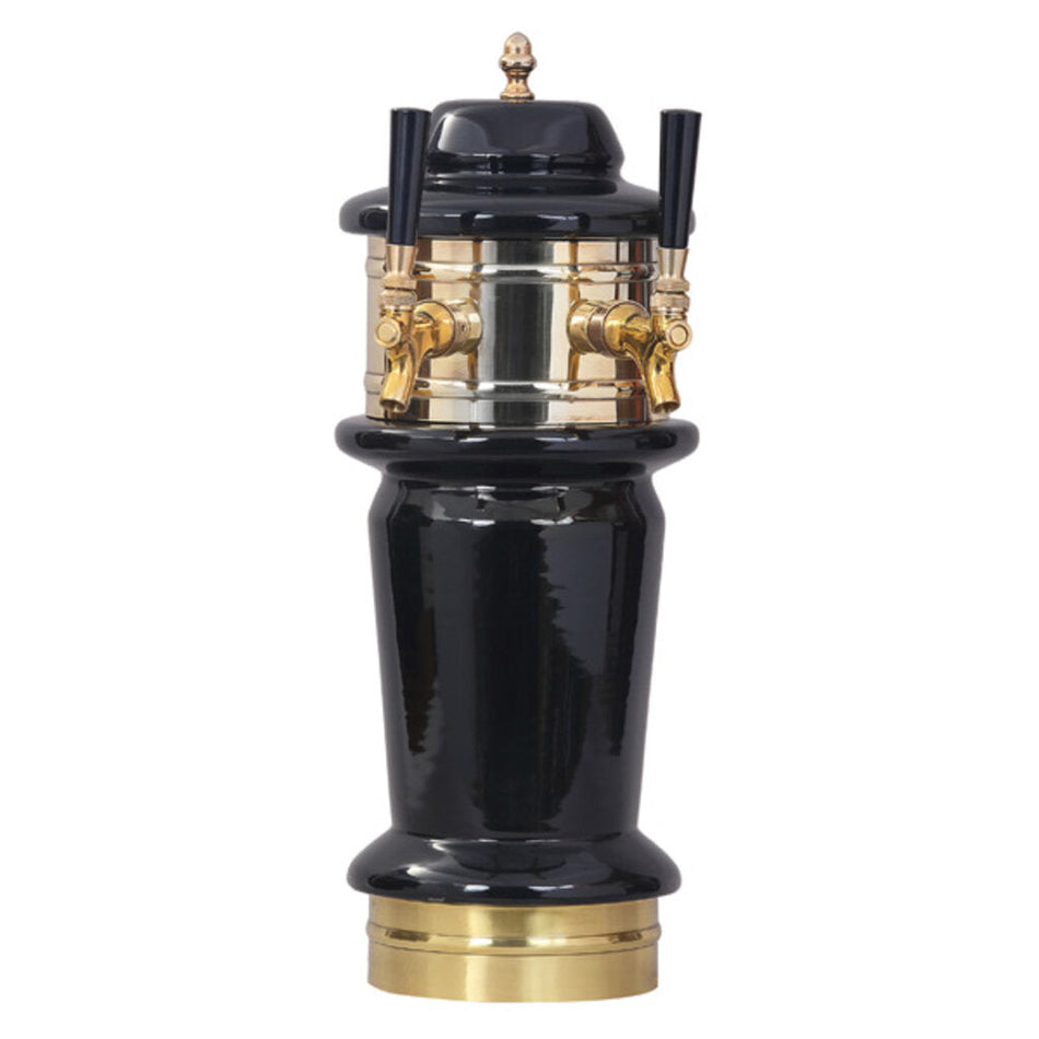 2 Faucet Monaco Ceramic Beer Tower - Air-Cooled