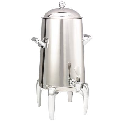 Flame Free™ Thermo-Urn™ 3-Gallon Vacuum Insulated Urn with Modern Legs and Domed Lid in Polished Stainless