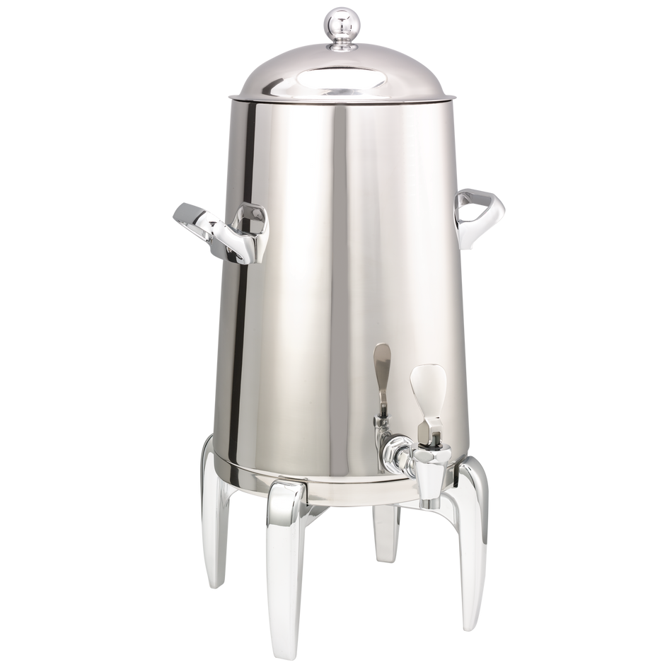 Flame Free™ Thermo-Urn™ 3-Gallon Vacuum Insulated Urn with Modern Legs and Domed Lid in Polished Stainless