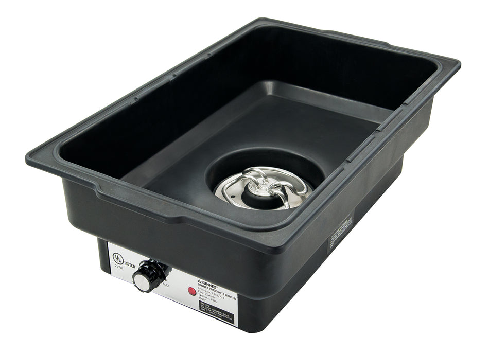Winco EWP-2 22-5/8 Inch Electric Water Pan with Adjustable Temperature