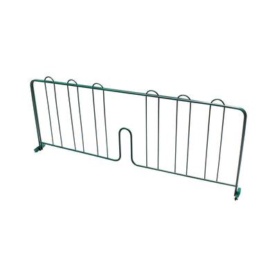 Thunder Group CMDE021 21 Inch Shelf Divider Pressure-fit Epoxy Coated Green