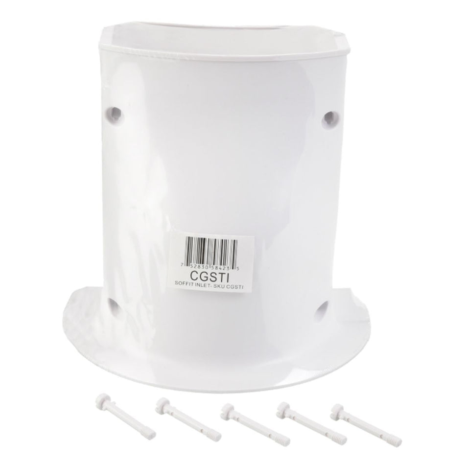 CoverGuard CGSTI, Soffitt Inlet, 4.5 in, White