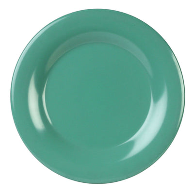 Thunder Group CR007GR 7-5/8 Inch Diameter Round Plate Break-resistant Melamine Green