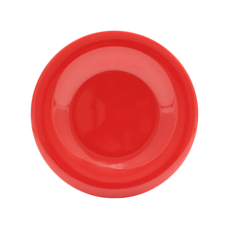 Thunder Group CR007PR 7-5/8 Inch Dish Melamine Round Plate Break Resistant Red