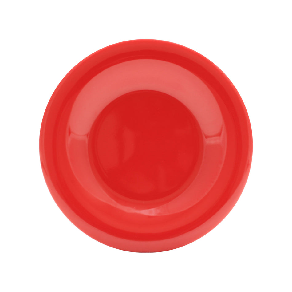 12 Pack 9-1/4" Diameter x 7/8" Height, Wide Rim Plate, Pure Red Color, Melamine, BPA Free, Dishwasher Safe, Break-Resistant, Shatter-Resistant, No Microwave, No Oven, NSF