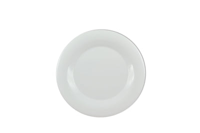 Thunder Group CR010W 10-1/2 Inch Diameter Break-Resistant Plate White Melamine