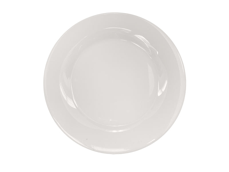 Thunder Group CR012V 11-3/4 Inch Round Plate Break Resistant Melamine Ivory