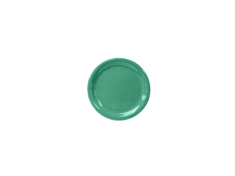 Thunder Group CR106GR 6-1/2 Inch Round Plate Break-Resistant Green Melamine