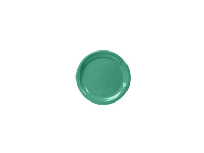 Thunder Group CR106GR 6-1/2 Inch Round Plate Break-Resistant Green Melamine
