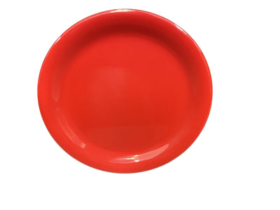 Thunder Group CR107PR 7-1/4 Inch Plate Break-Resistant Melamine Red