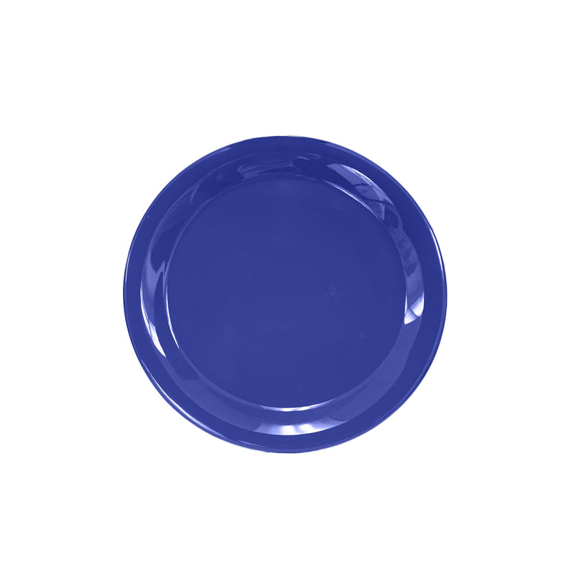 Thunder Group CR109BU 9 Inch Diameter Narrow Rim Break-Resistant Melamine Plate Purple