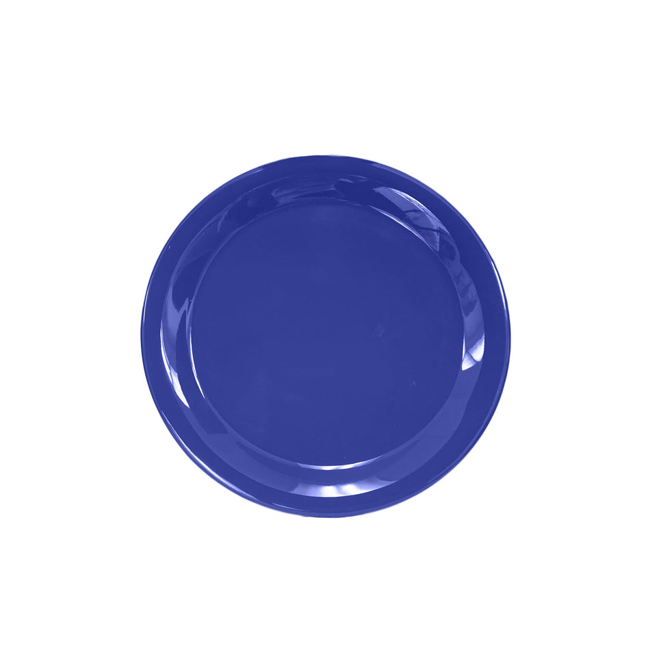 12 Pack 9" Diameter x 3/4" Height, Narrow Rim Plate, Purple Color, Melamine, BPA Free, Dishwasher Safe, Break-Resistant, Shatter-Resistant, No Microwave, No Oven, NSF