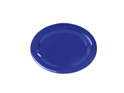 Thunder Group CR209BU 9-1/2 Inch Break-Resistant Oval Platter Purple Melamine