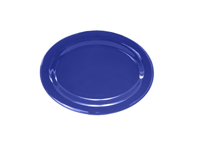 Thunder Group CR212BU 12 Inch Oval Platter Break Resistant Melamine Purple
