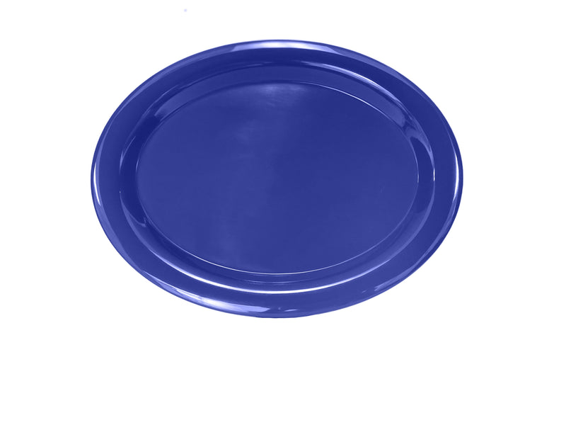Thunder Group CR213BU 13-1/2 Inch Break-Resistant Melamine Platter Purple