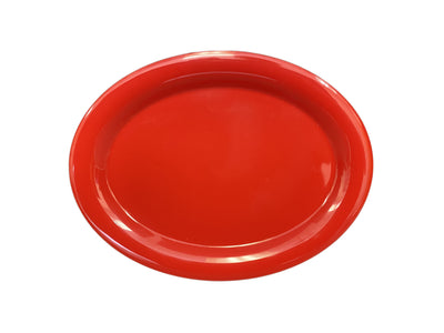Thunder Group CR213PR 13-1/2 Inch Platter Break-resistant Red Melamine