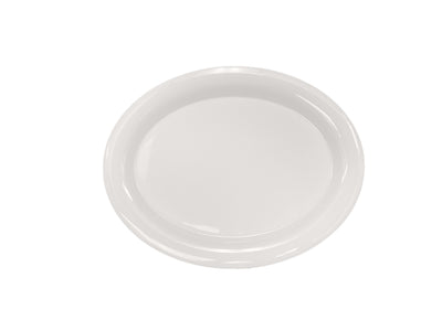 Thunder Group CR213V 13-1/2 Inch Break-Resistant Oval Melamine Platter Ivory