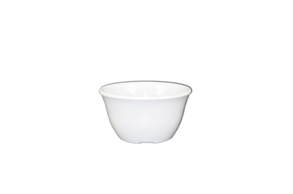 12 Pack 7 oz, 4" Diameter x 2-1/8" Height, Bouillon Cup, White Color, Melamine, BPA Free, Dishwasher Safe, Break-Resistant, Shatter-Resistant, No Microwave, No Oven, NSF