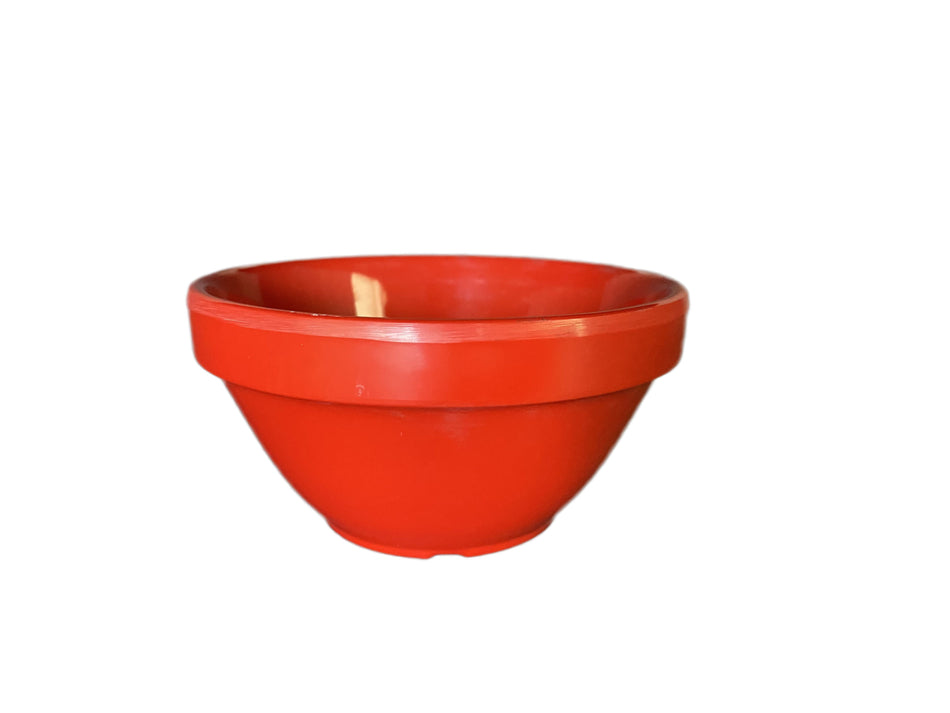12 Pack 8 oz, 4-1/4" Diameter x 2-1/4" Height, Bouillon Cup, Pure Red Color, Melamine, BPA Free, Dishwasher Safe, Break-Resistant, Shatter-Resistant, No Microwave, No Oven, NSF