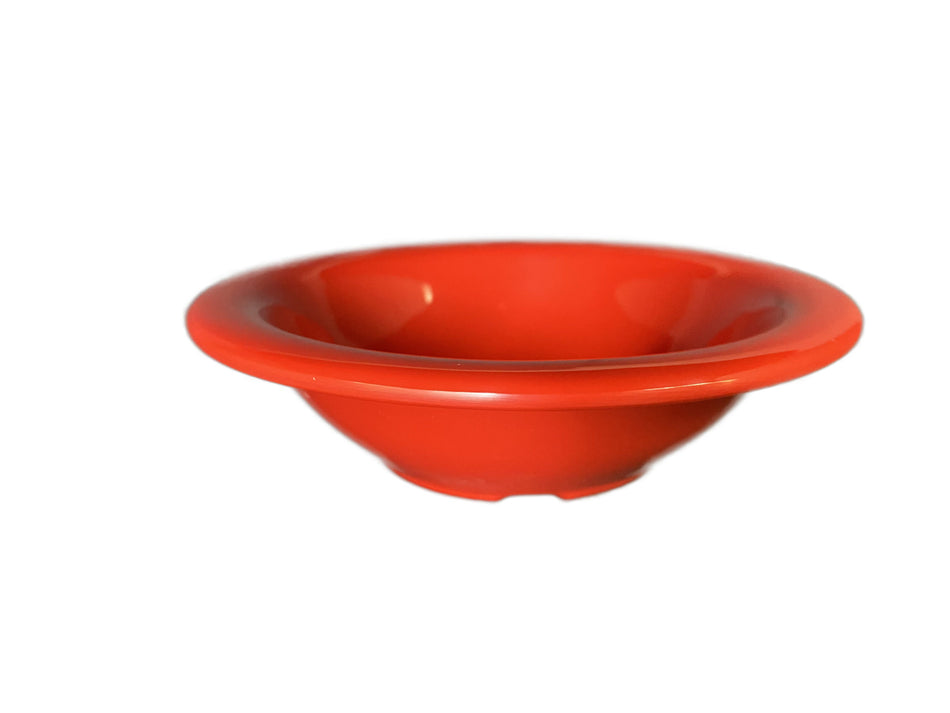 12 Pack 4 oz, 4-3/4" Diameter x 1-3/8" Height, Salad Bowl, Pure Red Color, Melamine, BPA Free, Dishwasher Safe, Break-Resistant, Shatter-Resistant, No Microwave, No Oven, NSF