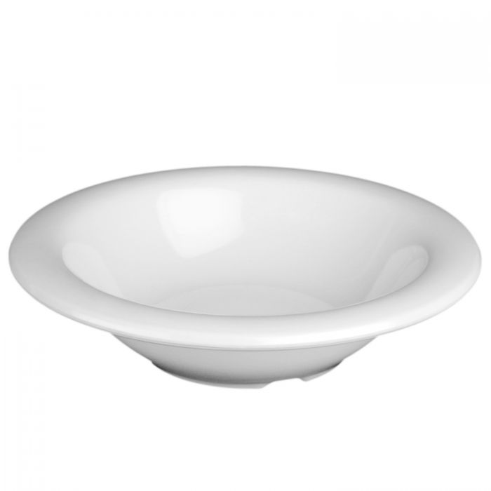 12 Pack 4 oz, 4-3/4" Diameter x 1-3/8" Height, Salad Bowl, White Color, Melamine, BPA Free, Dishwasher Safe, Break-Resistant, Shatter-Resistant, No Microwave, No Oven, NSF