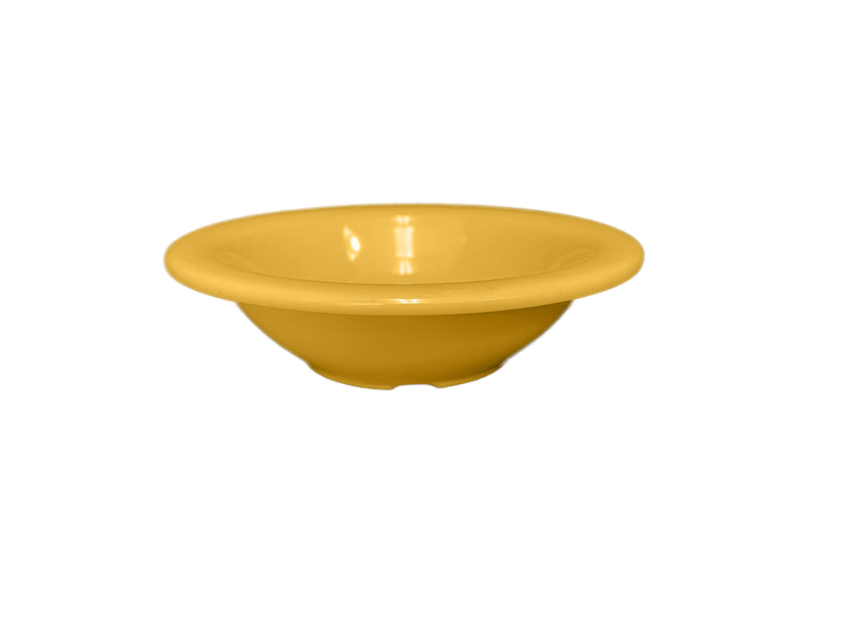 12 Pack 4 oz, 4-3/4" Diameter x 1-3/8" Height, Salad Bowl, Yellow Color, Melamine, BPA Free, Dishwasher Safe, Break-Resistant, Shatter-Resistant, No Microwave, No Oven, NSF