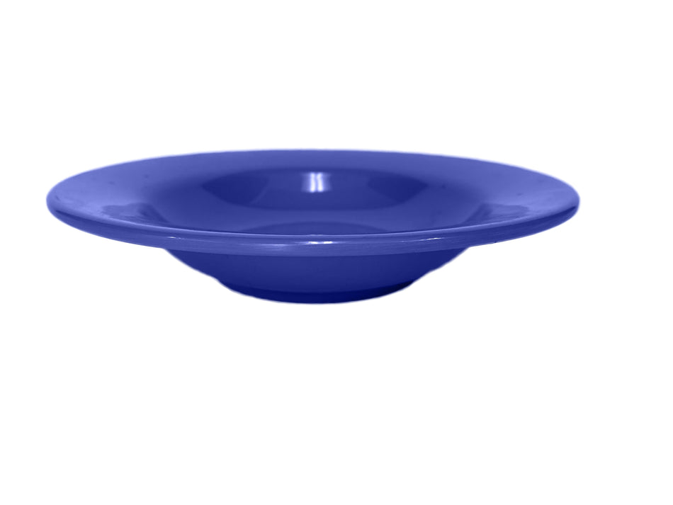 12 Pack 8 oz, 7-3/4" Diameter x 1-1/2" Height, Wide Rim Salad Bowl, Purple Color, Melamine, BPA Free, Dishwasher Safe, Break-Resistant, Shatter-Resistant, No Microwave, No Oven, NSF