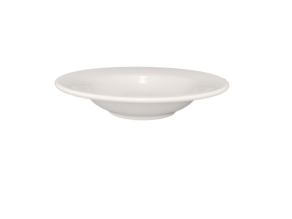 12 Pack 8 oz, 7-3/4" Diameter x 1-1/2" Height, Wide Rim Salad Bowl, Ivory Color, Melamine, BPA Free, Dishwasher Safe, Break-Resistant, Shatter-Resistant, No Microwave, No Oven, NSF