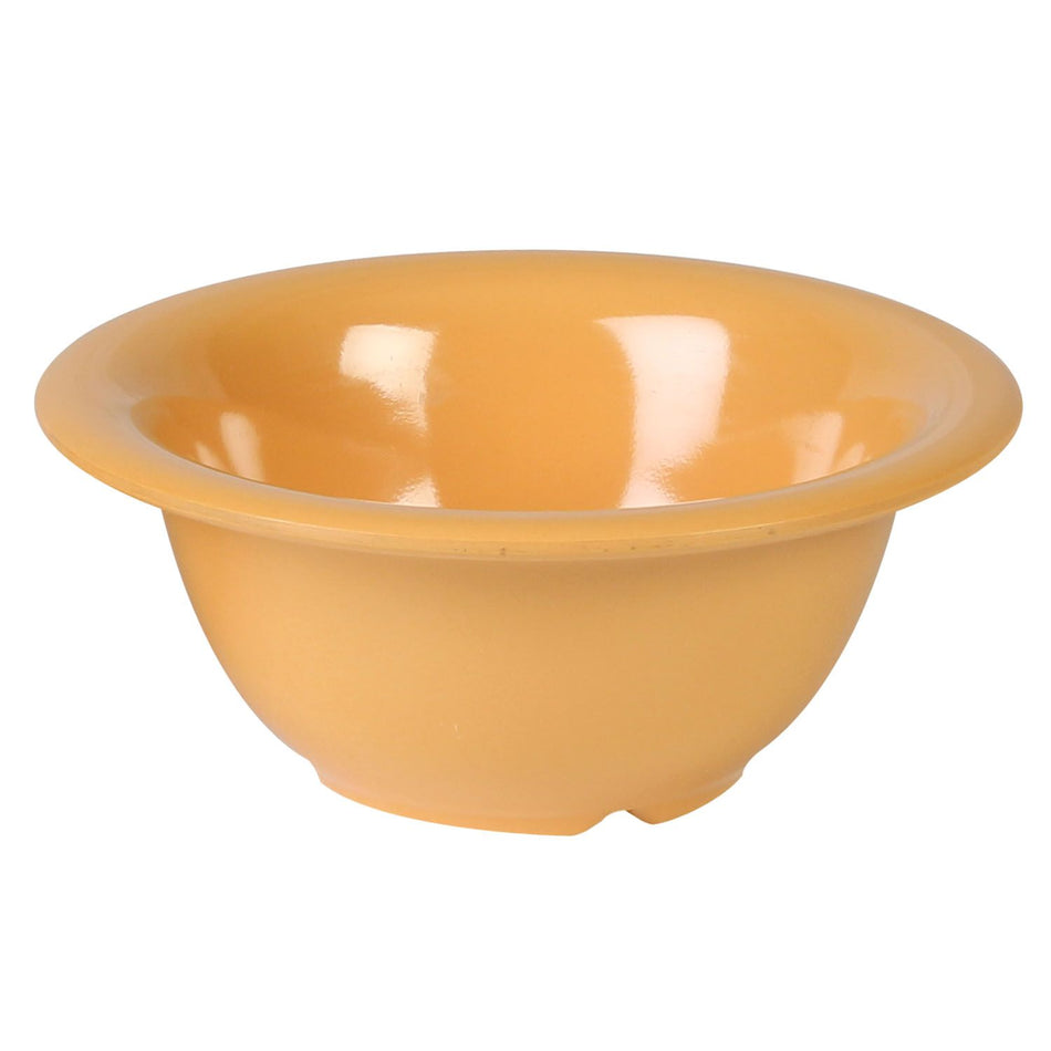 12 Pack 10 oz, 5-1/2" Diameter x 2-1/8" Height, Soup Bowl, Yellow Color, Melamine, BPA Free, Dishwasher Safe, Break-Resistant, Shatter-Resistant, No Microwave, No Oven, NSF