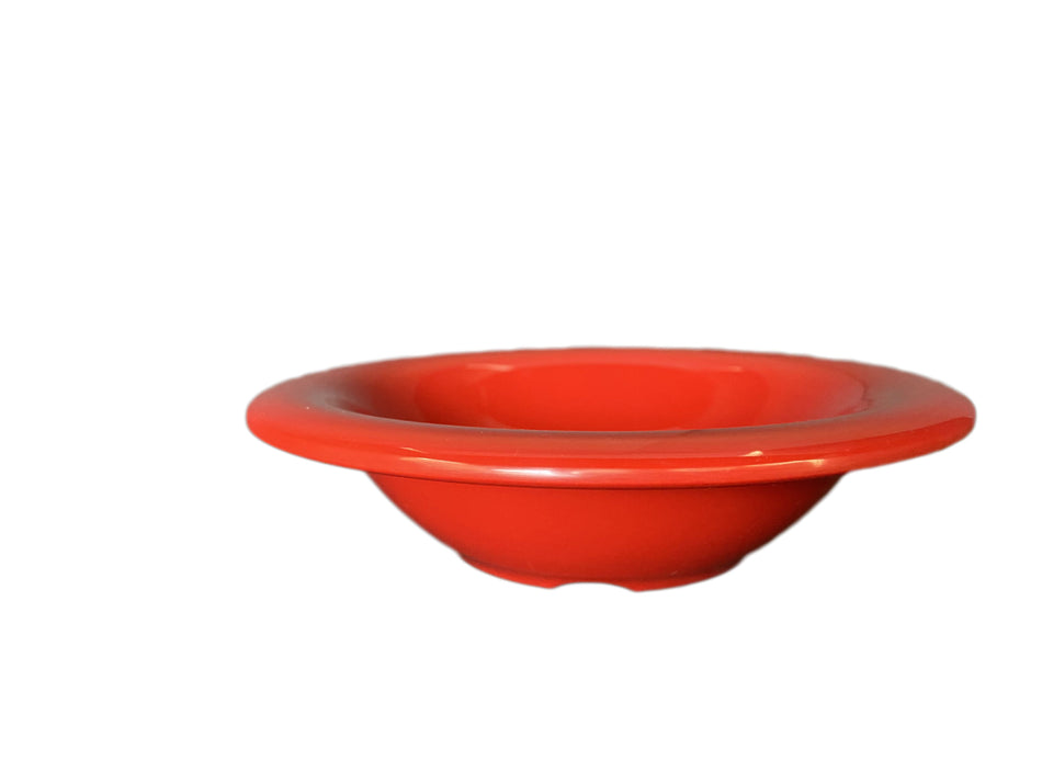 12 Pack 8 oz, 6" Diameter x 1-1/2" Height, Salad Bowl, Pure Red Color, Melamine, BPA Free, Dishwasher Safe, Break-Resistant, Shatter-Resistant, No Microwave, No Oven, NSF