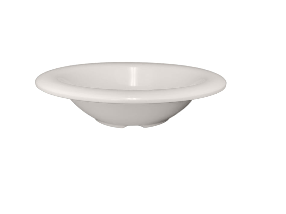 12 Pack 8 oz, 6" Diameter x 1-1/2" Height, Salad Bowl, Ivory Color, Melamine, BPA Free, Dishwasher Safe, Break-Resistant, Shatter-Resistant, No Microwave, No Oven, NSF