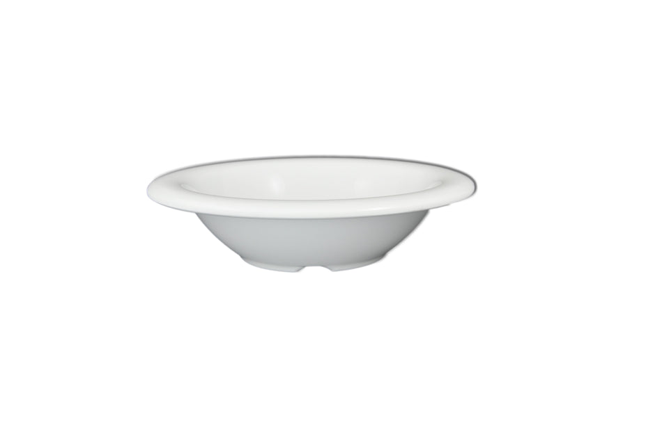 12 Pack 8 oz, 6" Diameter x 1-1/2" Height, Salad Bowl, White Color, Melamine, BPA Free, Dishwasher Safe, Break-Resistant, Shatter-Resistant, No Microwave, No Oven, NSF