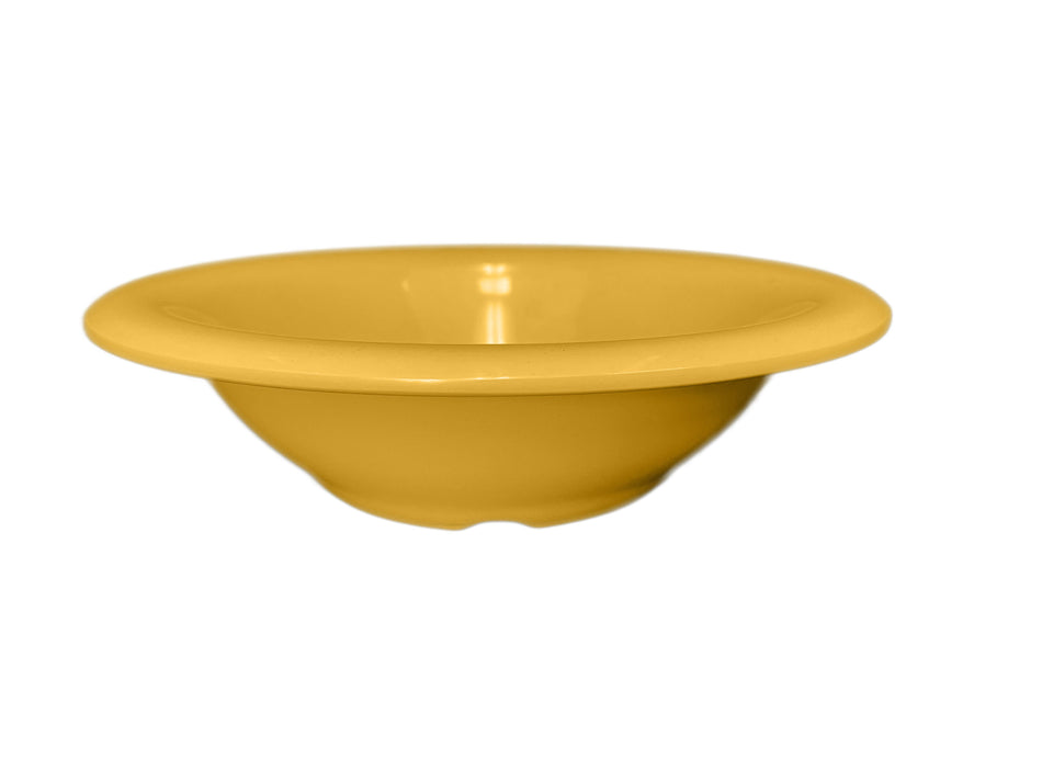 12 Pack 15 oz, 7-1/4" Diameter x 1-7/8" Height, Soup Bowl, Yellow Color, Melamine, BPA Free, Dishwasher Safe, Break-Resistant, Shatter-Resistant, No Microwave, No Oven, NSF