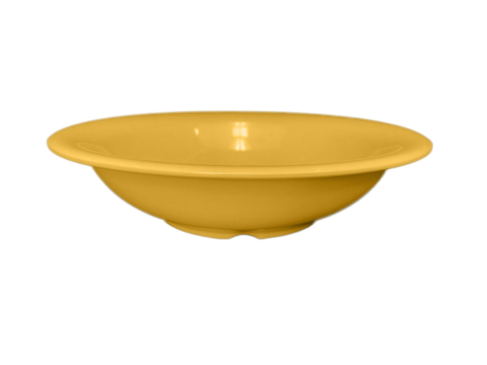 12 Pack 18 oz, 7-1/2" Diameter x 1-3/4" Height, Soup Bowl, Yellow Color, Melamine, BPA Free, Dishwasher Safe, Break-Resistant, Shatter-Resistant, No Microwave, No Oven, NSF