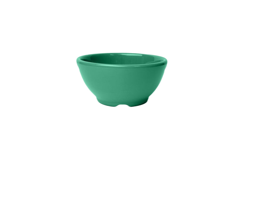 12 Pack 10 oz, 4-5/8" Diameter x 2-1/4" Height, Soup Bowl, Green Color, Melamine, BPA Free, Dishwasher Safe, Break-Resistant, Shatter-Resistant, No Microwave, No Oven, NSF