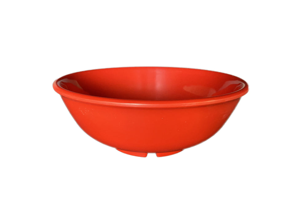 12 Pack 32 oz, 7-1/2" Diameter x 2-5/8" Height, Salad Bowl, Pure Red Color, Melamine, BPA Free, Dishwasher Safe, Break-Resistant, Shatter-Resistant, No Microwave, No Oven, NSF