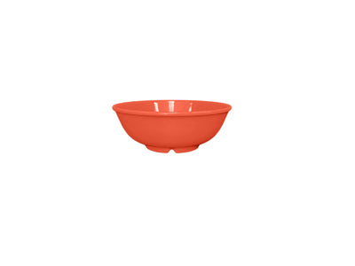 Thunder Group CR5807RD 32 Oz Orange Salad Bowl Melamine 7-1/2 Inch