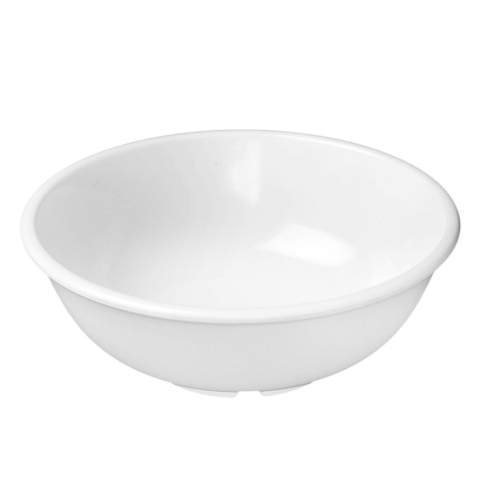 12 Pack 32 oz, 7-1/2" Diameter x 2-5/8" Height, Salad Bowl, White Color, Melamine, BPA Free, Dishwasher Safe, Break-Resistant, Shatter-Resistant, No Microwave, No Oven, NSF