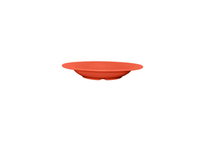 Thunder Group CR5809RD 9-1/4 Inch Diameter Salad Bowl 13 Oz Break-Resistant Melamine Orange