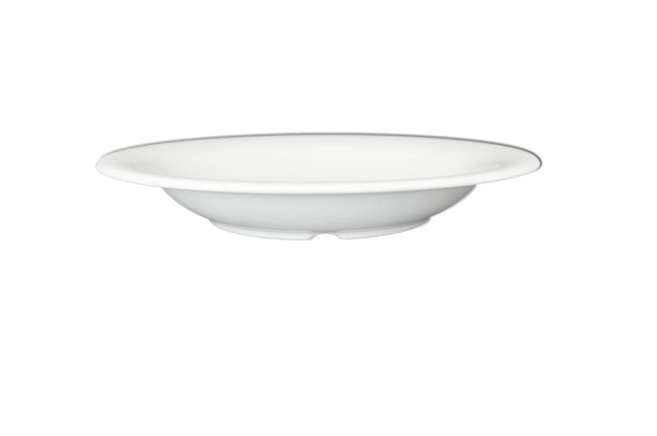 12 Pack 13 oz, 9-1/4" Diameter x 1-3/8" Height, Salad Bowl, White Color, Melamine, BPA Free, Dishwasher Safe, Break-Resistant, Shatter-Resistant, No Microwave, No Oven, NSF