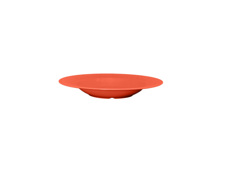 12 Pack 16 oz, 11-1/4" Diameter x 1-5/8" Height, Pasta Bowl, Orange Color, Melamine, BPA Free, Dishwasher Safe, Break-Resistant, Shatter-Resistant, No Microwave, No Oven, NSF
