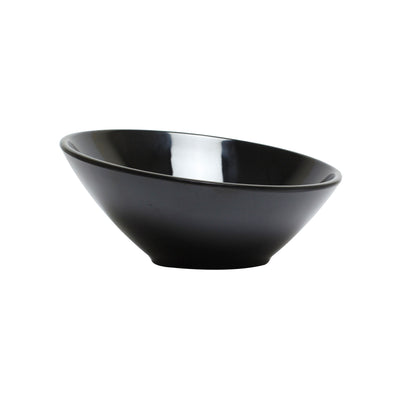 Thunder Group CR807BK 35 Oz Bowl Melamine Break-Resistant Black 10-1/3 Inch