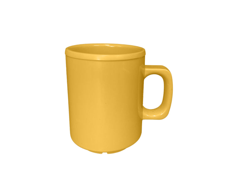 Thunder Group CR9010YW 8 Oz Break-resistant Mug Yellow Melamine Dishwasher Safe