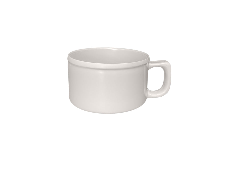 12 Pack 10 oz, 4" Diameter x 2-3/8" Height, Soup Mug, Ivory Color, Melamine, BPA Free, Dishwasher Safe, Break-Resistant, Shatter-Resistant, No Microwave, No Oven, NSF