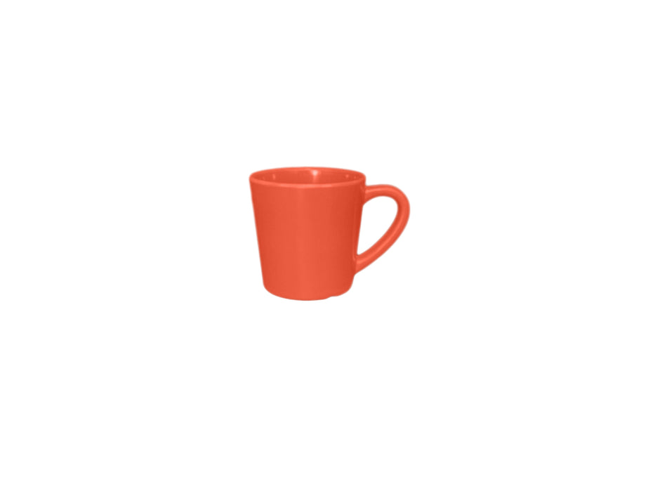 12 Pack 7 oz, 3-1/8" Diameter x 3-1/8" Height, Mug/Cup, Orange Color, Melamine, BPA Free, Dishwasher Safe, Break-Resistant, Shatter-Resistant, No Microwave, No Oven, NSF