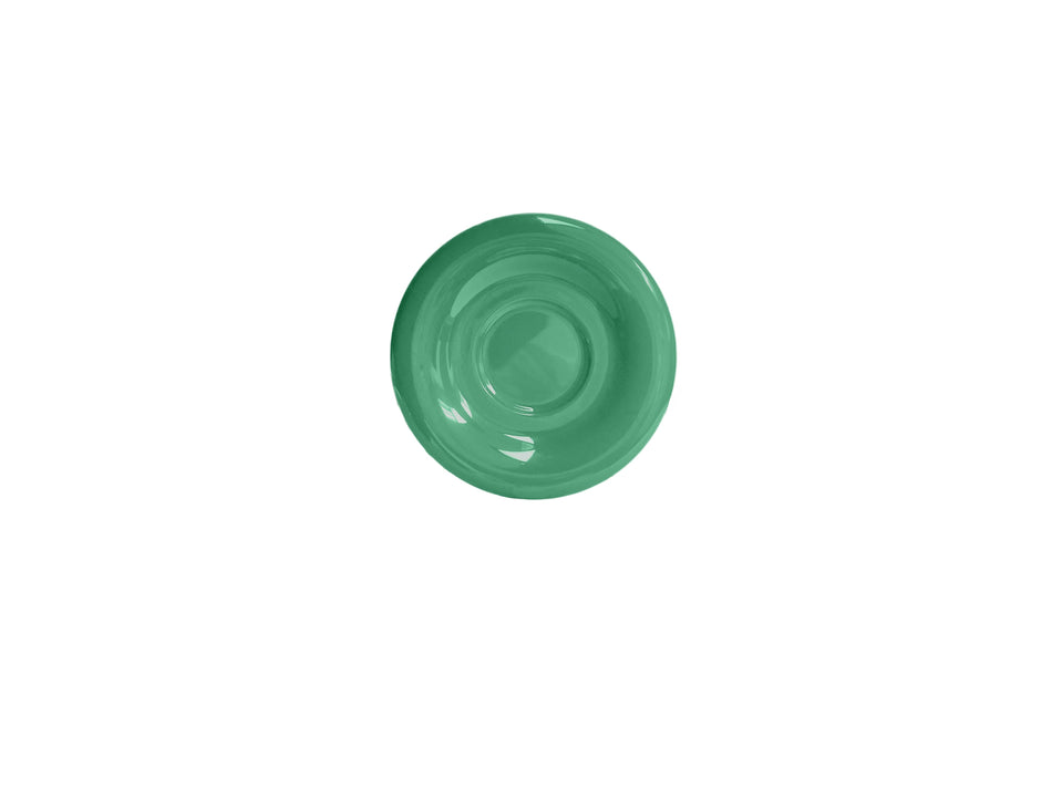 12 Pack 5-1/2" Diameter x 3/4" Height, Saucer For CR313/CR5044, Green Color, Melamine, BPA Free, Dishwasher Safe, Break-Resistant, Shatter-Resistant, No Microwave, No Oven, NSF