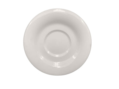 Thunder Group CR9108V 5-1/2 Inch Break-resistant Ivory Saucer Melamine