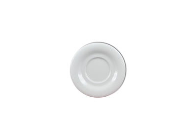 Thunder Group CR9303W 5-1/2 Inch Saucer White Melamine Dishwasher Safe